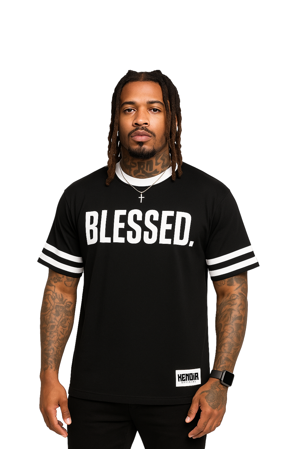 BLESSED BLACK TEE