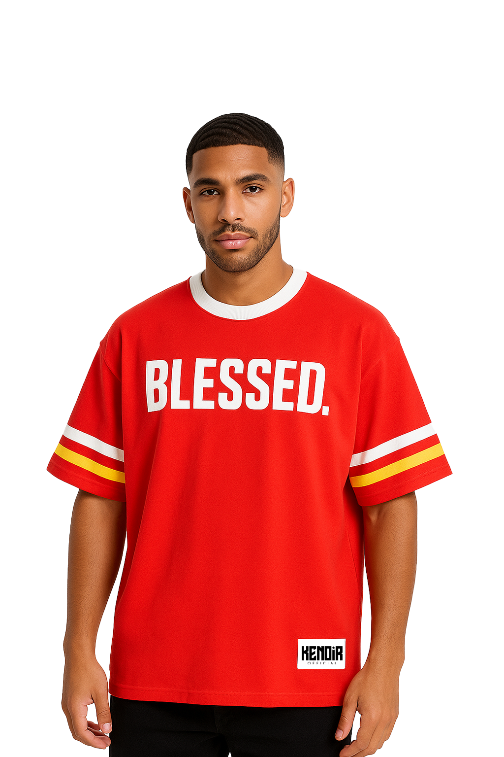 BLESSED RED TEE