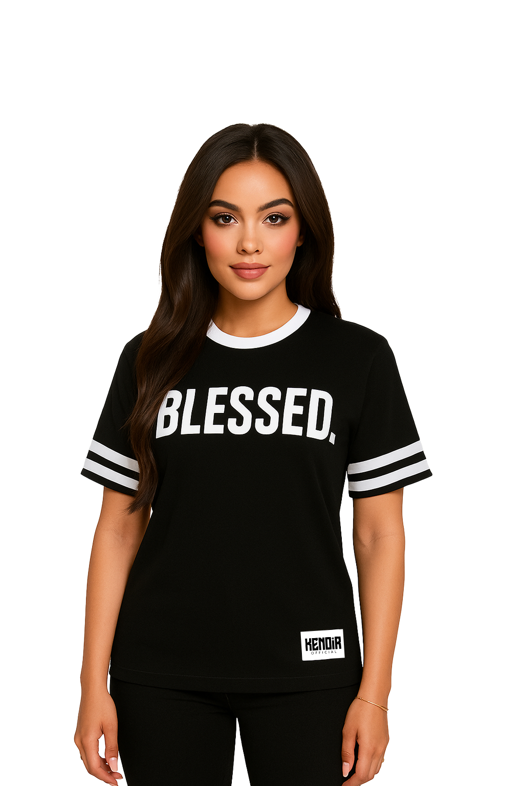 BLESSED BLACK TEE